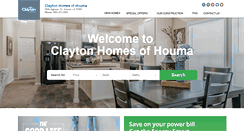 Desktop Screenshot of claytonhomeshouma.com